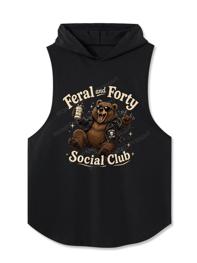 Feral and Forty Social Club Hooded Tank