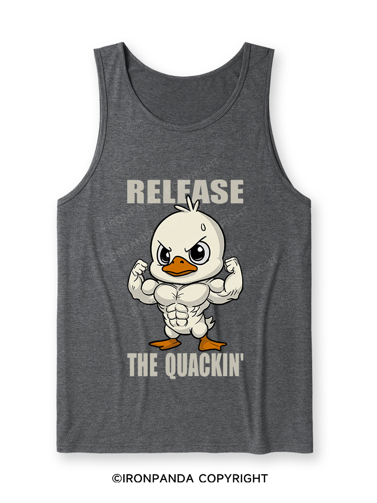 release the quackin' Ultra Soft Heather Tank