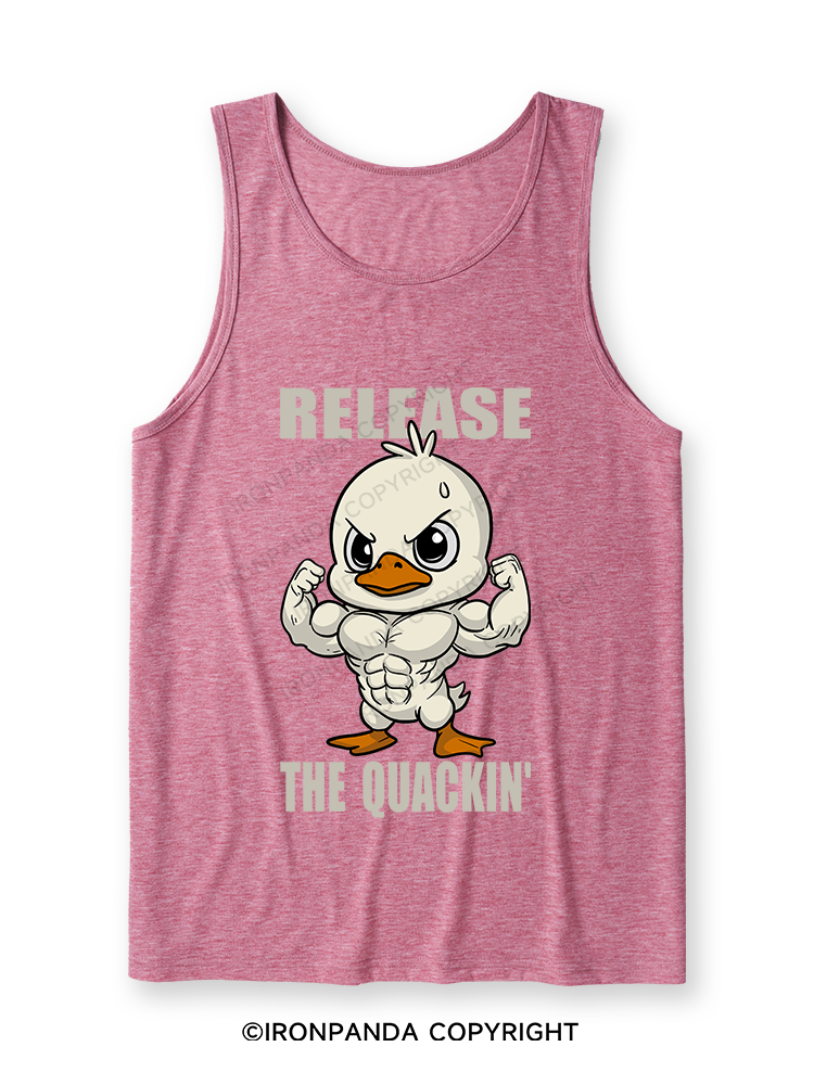 release the quackin' Ultra Soft Heather Tank