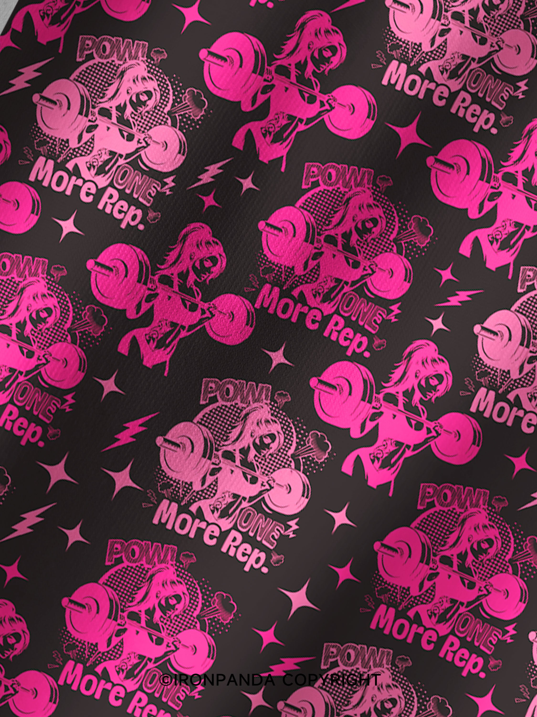 one more rep strong girl Printed Yoga Shorts