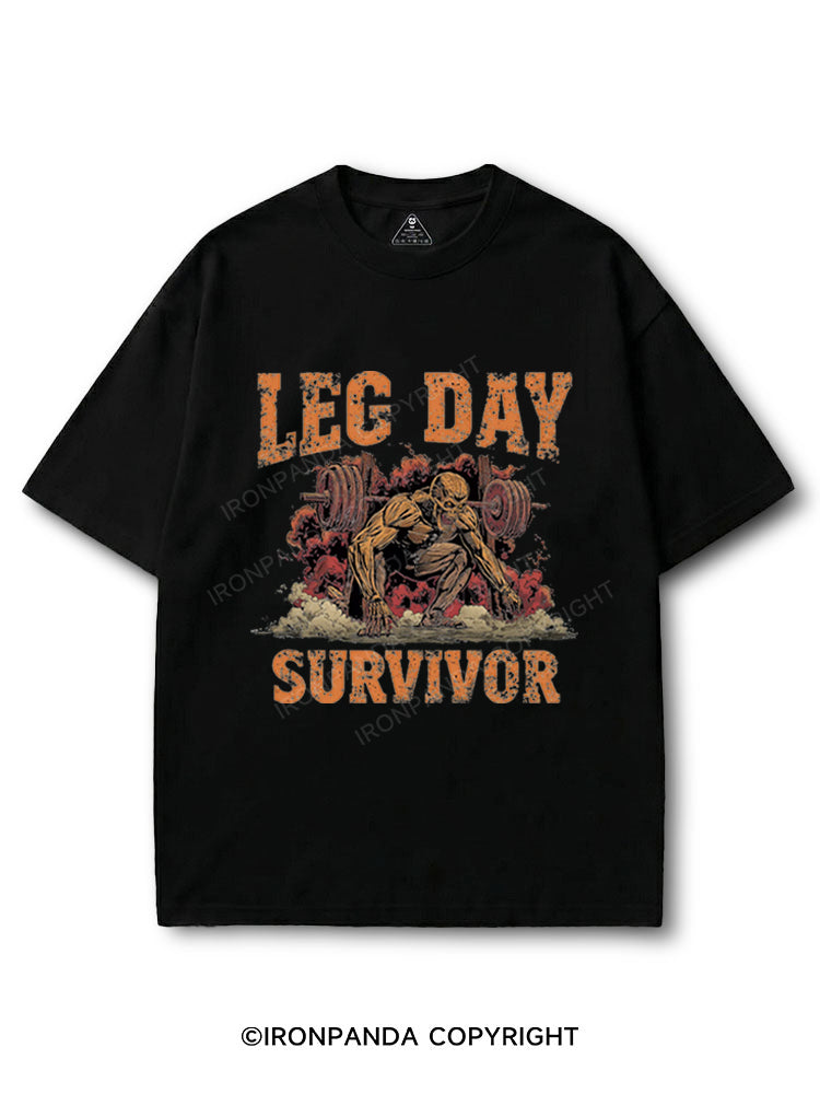 Leg Day Survivor COTTON PUMP COVER