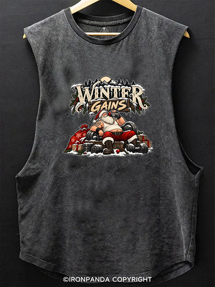 WINTER GAINS Scoop Bottom Cotton Tank