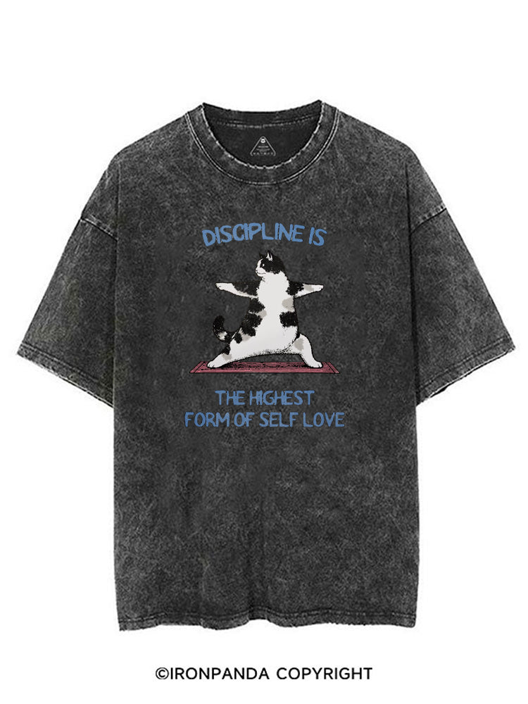 DISCIPLINE IS THE HIGHEST FORM OF SELF LOVE VINTAGE GYM SHIRT