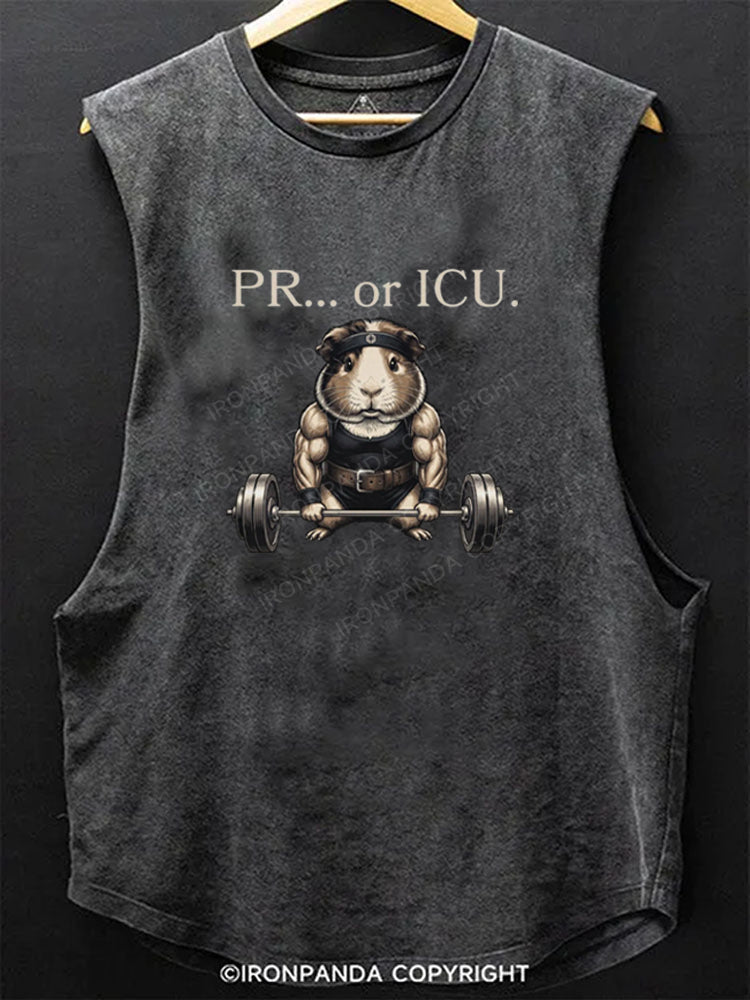 PR or ICU Guinea Pig Scoop Bottom Cotton Tank