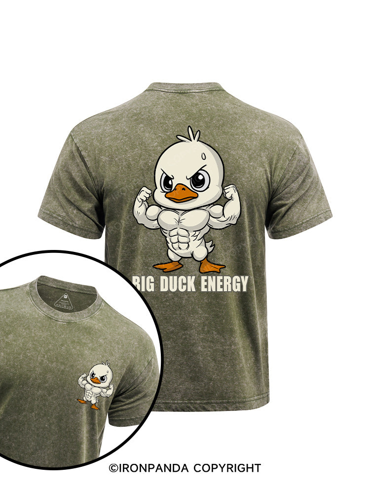 big duck energy Washed Gym Shirt