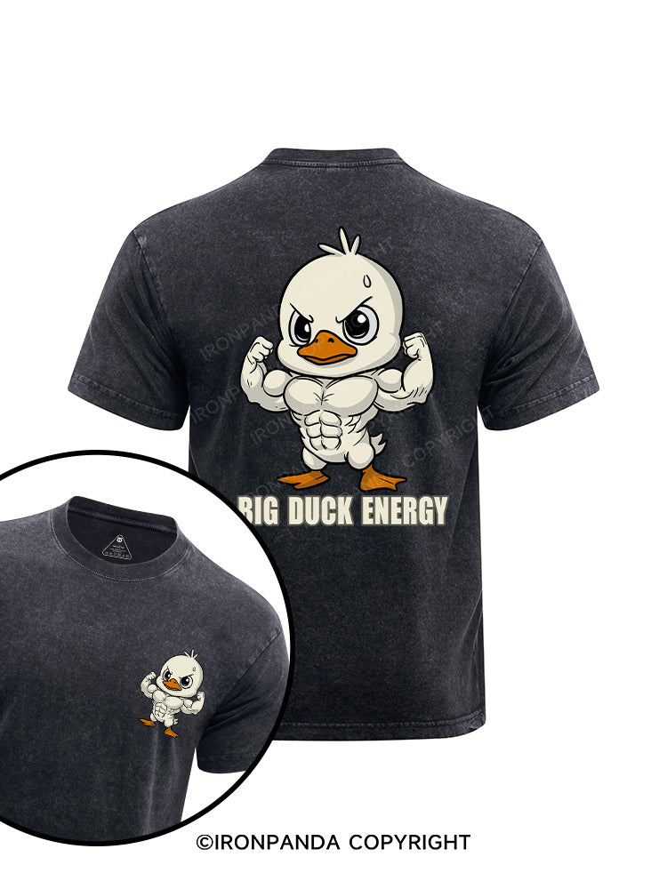 big duck energy Washed Gym Shirt