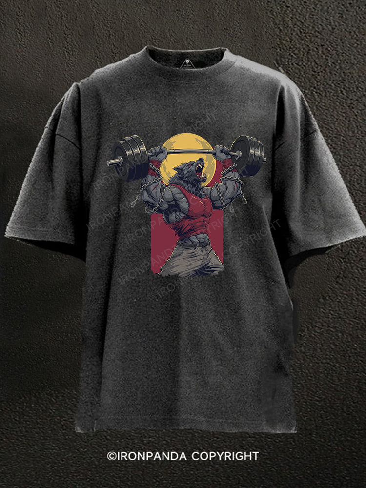 WolfLift Washed Gym Shirt