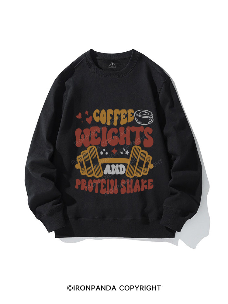 Coffee Weight Protein CREWNECK Sweatshirt