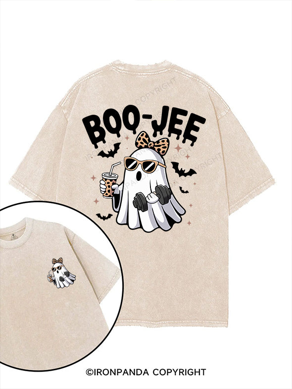 boo-jee printed Gym Shirt