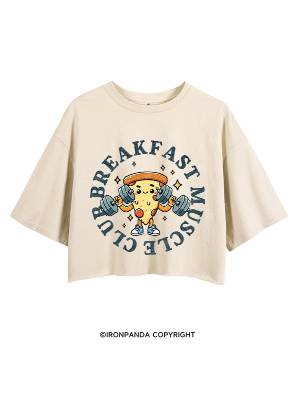 breakfast muscle club CROP TOPS