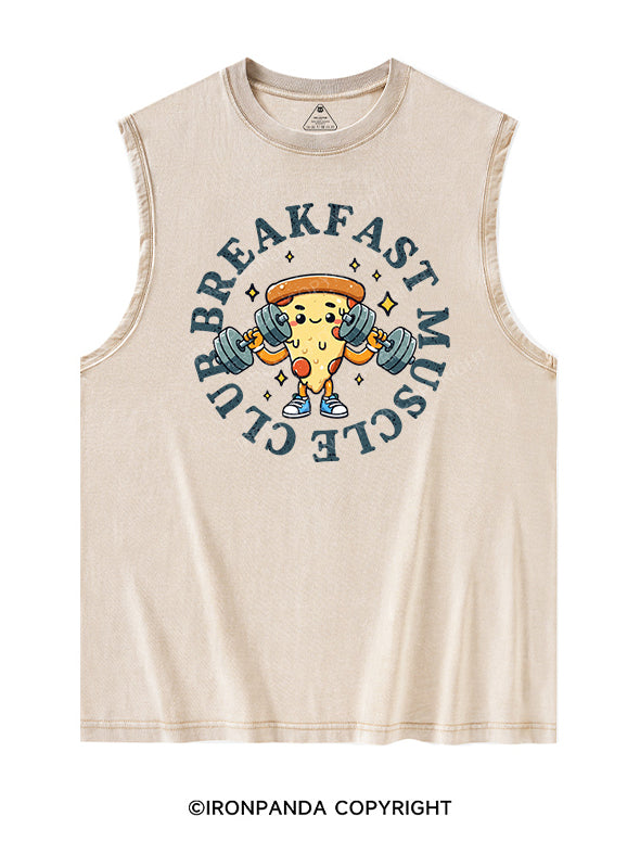 breakfast muscle club Washed Tank