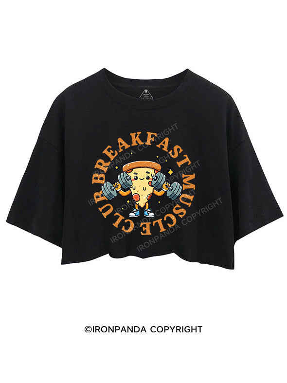 breakfast muscle club CROP TOPS