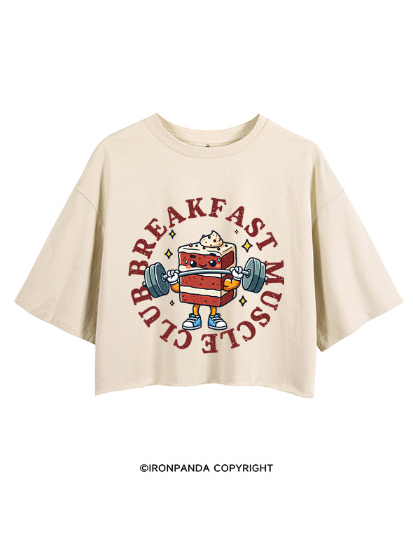breakfast muscle club CROP TOPS