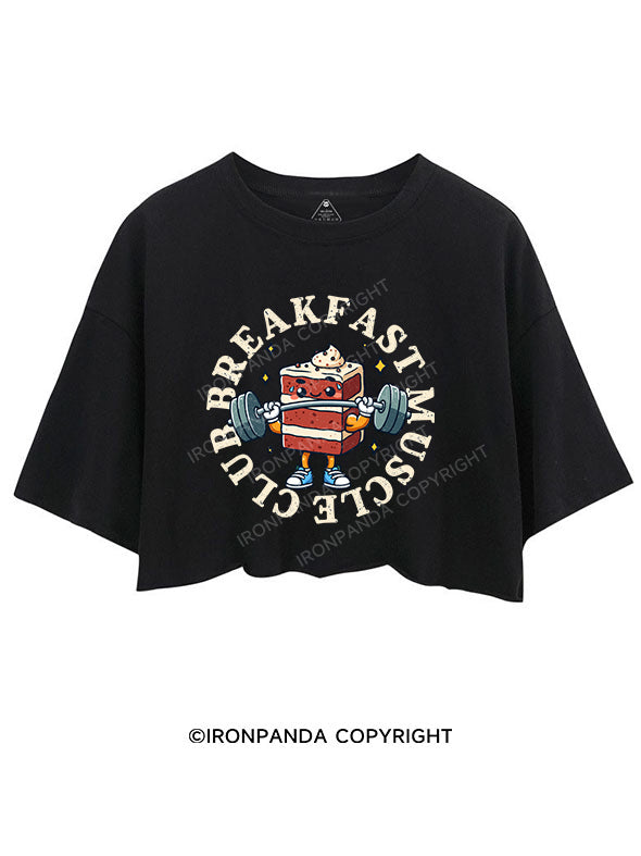 breakfast muscle club CROP TOPS