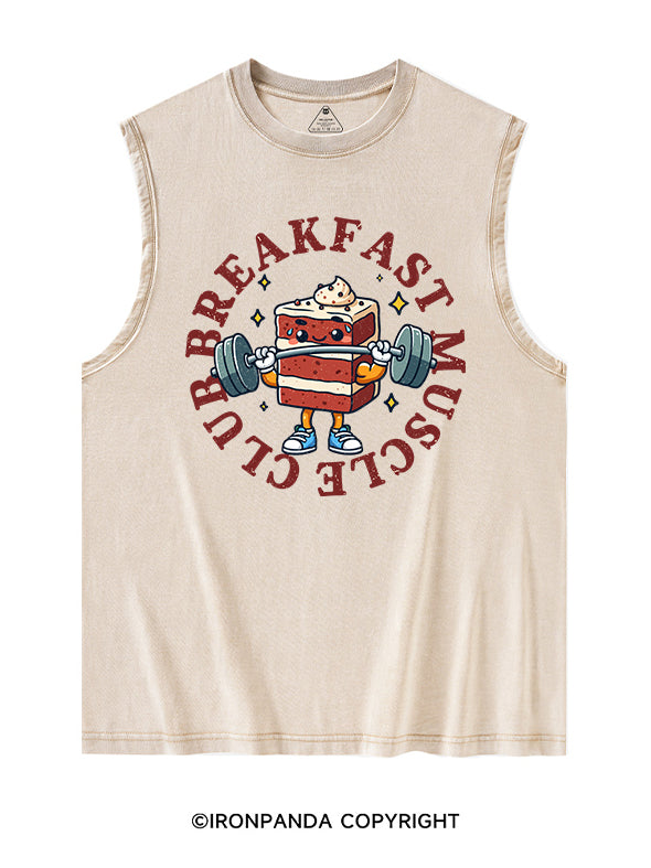 breakfast muscle club Washed Tank