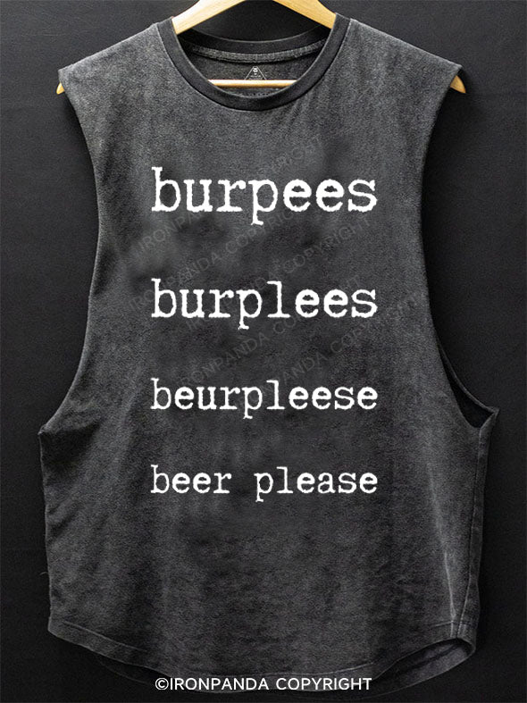burpees SCOOP BOTTOM COTTON TANK