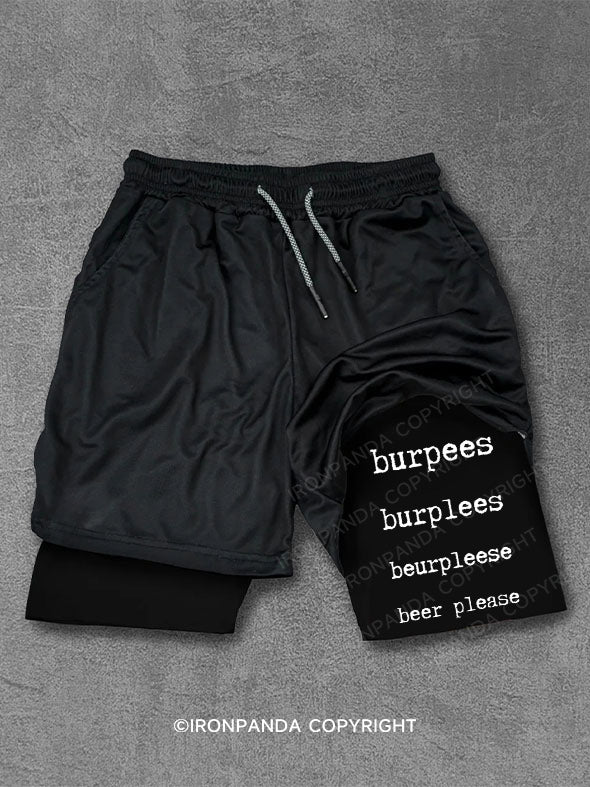 burpees Performance Training Shorts