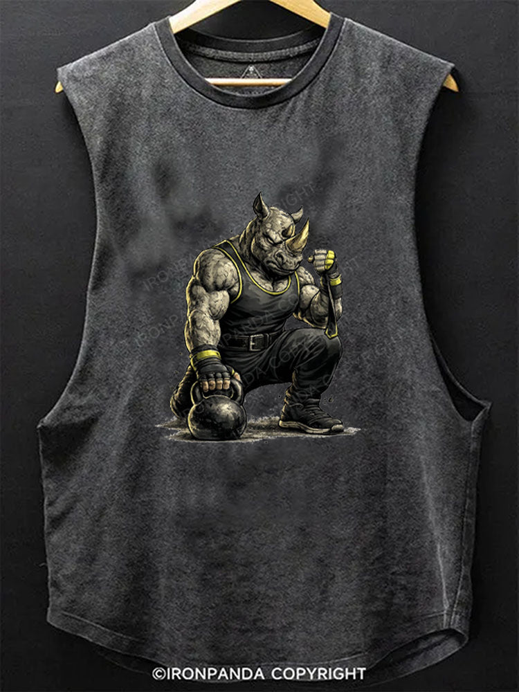 Rhino Beast Scoop Bottom Cotton Tank