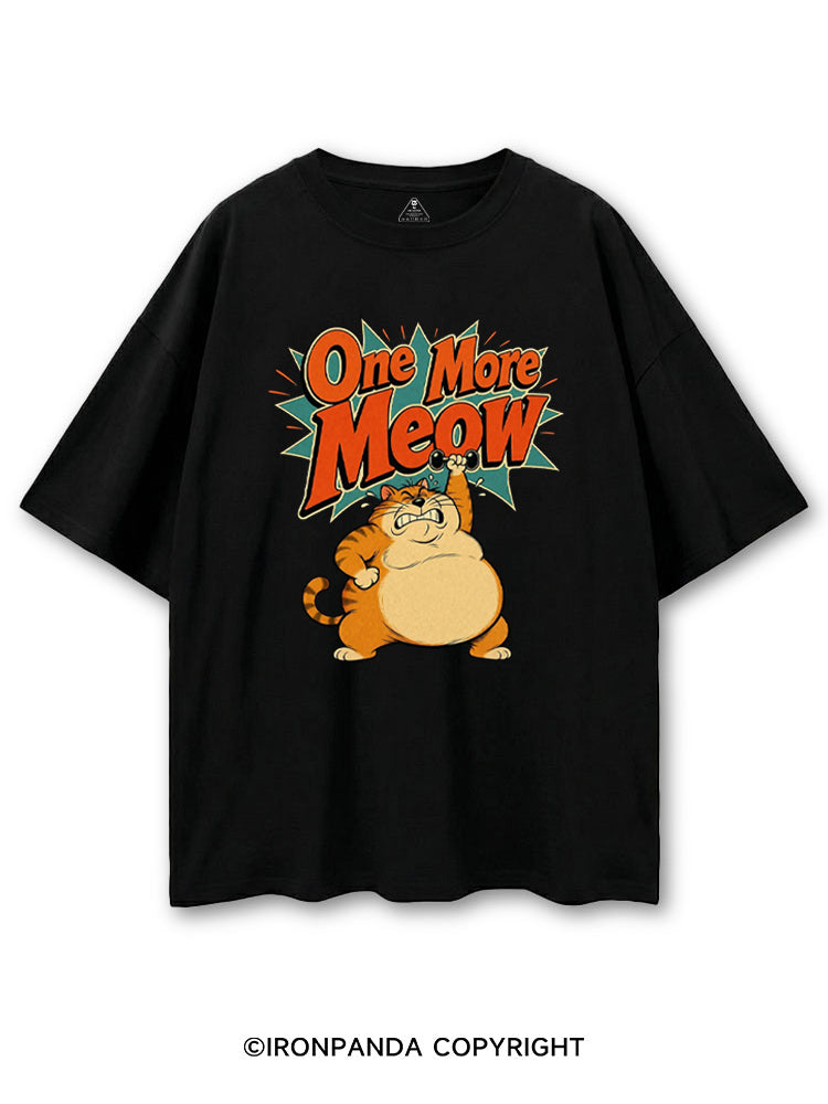 ONE MORE MEOW STRONG FAT CAT COTTON PUMP COVER