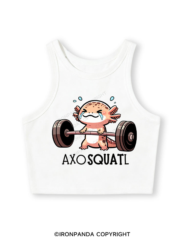 AXOSQUATL  Fitted Crop Tank Top