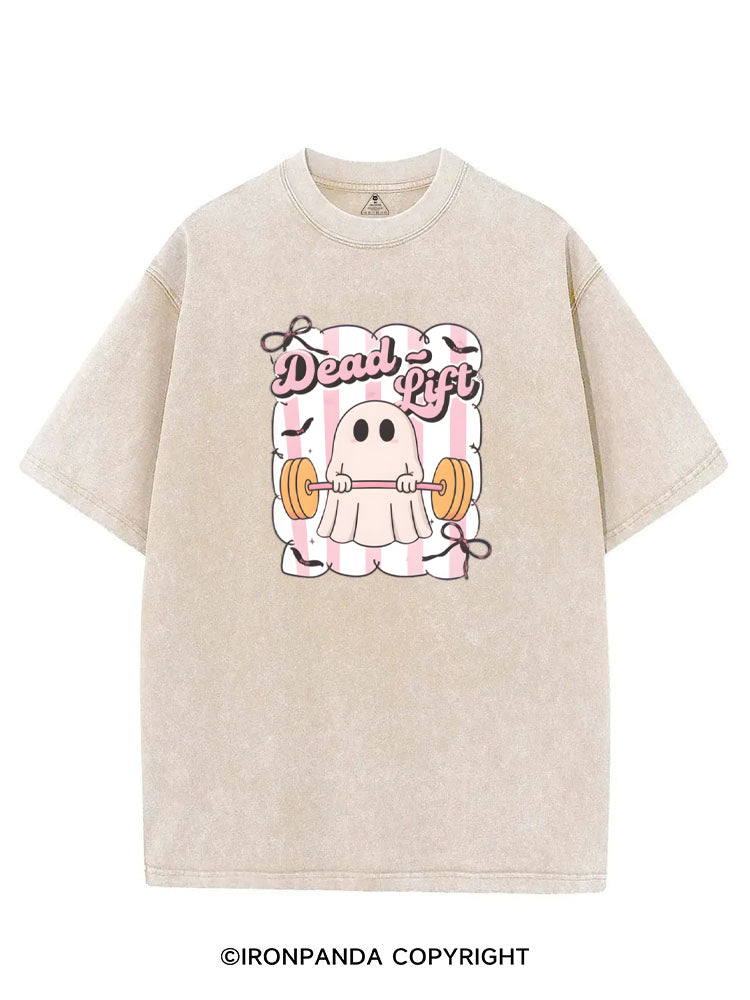 Cute Ghost Lifting VINTAGE GYM SHIRT