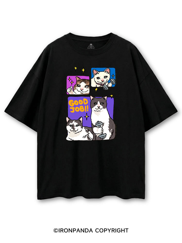 GOOD JOB BE YOURSELF GYM KITTY COTTON PUMP COVER