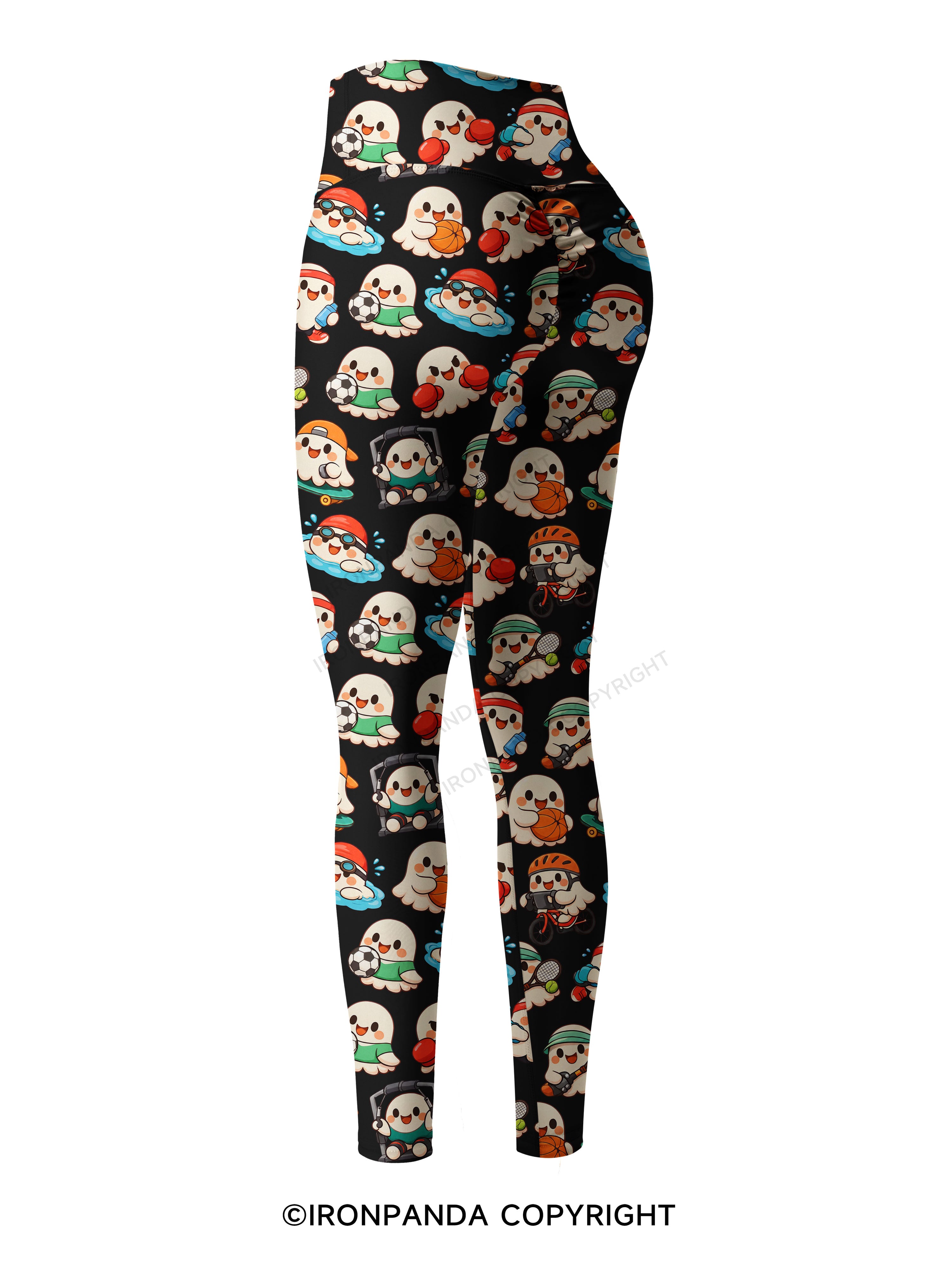 CUTE GHOST SPORTS Printed Yoga Pants