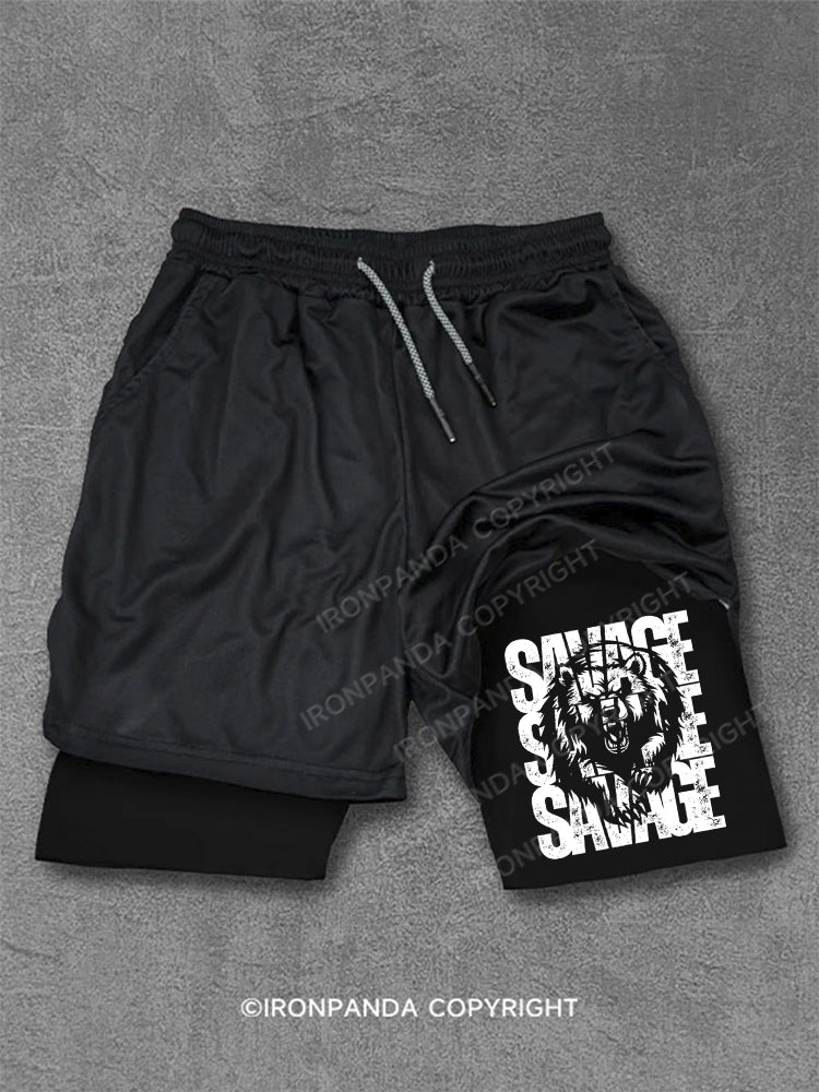 Savage Bear Performance Training Shorts