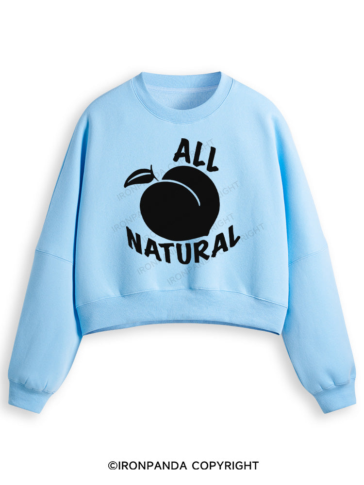 ALL NATURE Fleece Crop Sweatshirt