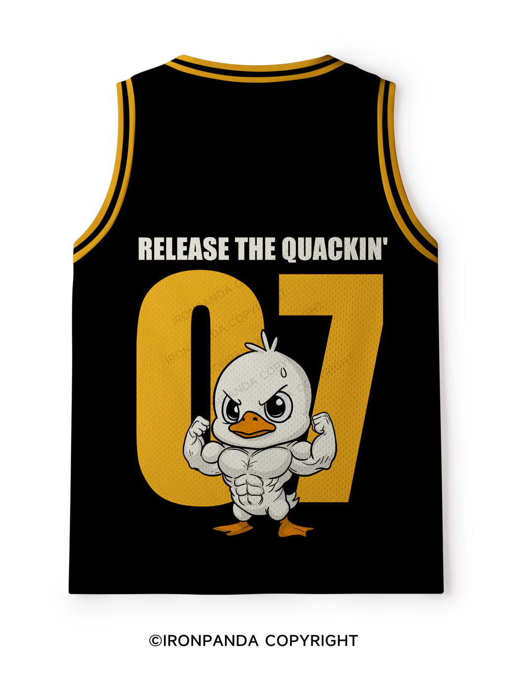 release the quackin' Mesh Tank Top