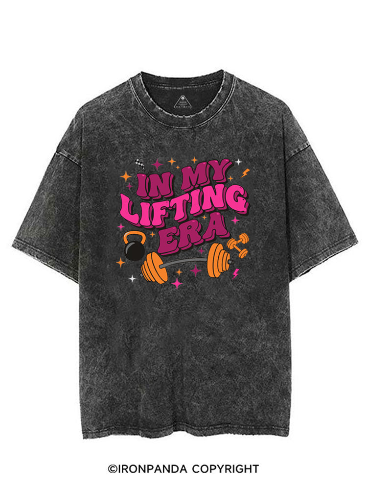IN MY LIFTING ERA FITNESS GYM VINTAGE GYM SHIRT