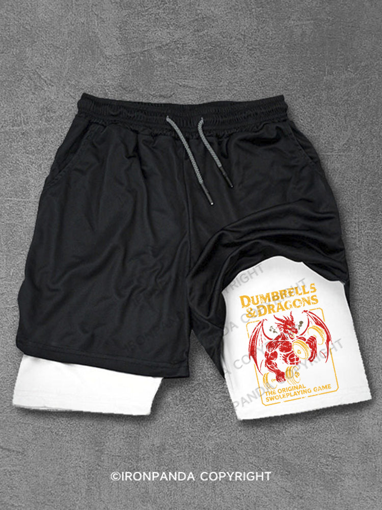 DUMBBELLS & DRAGONS Performance Training Shorts