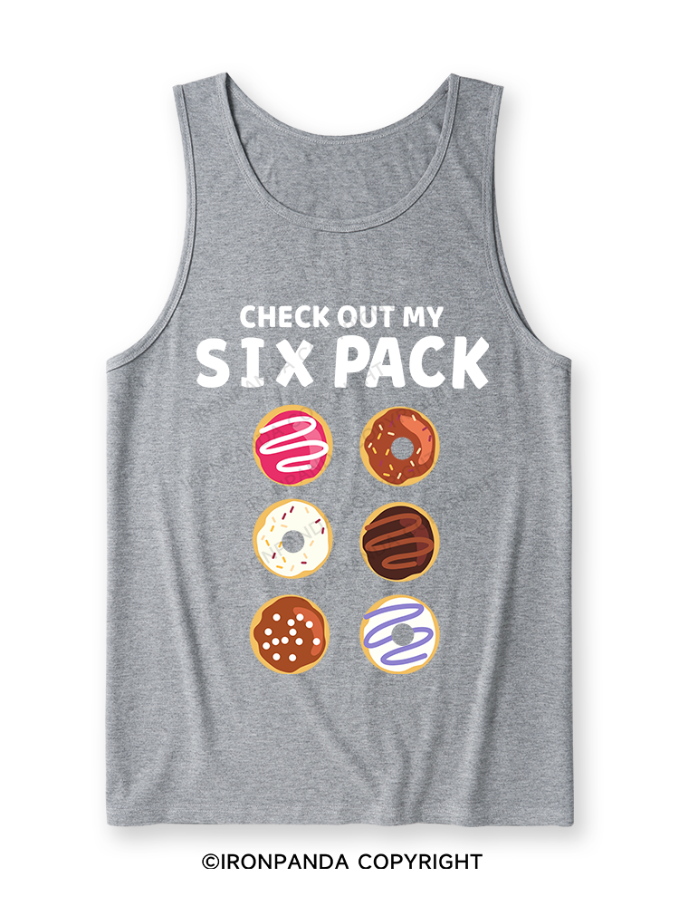 CHECK OUT MY SIX PACK  Ultra Soft Heather Tank