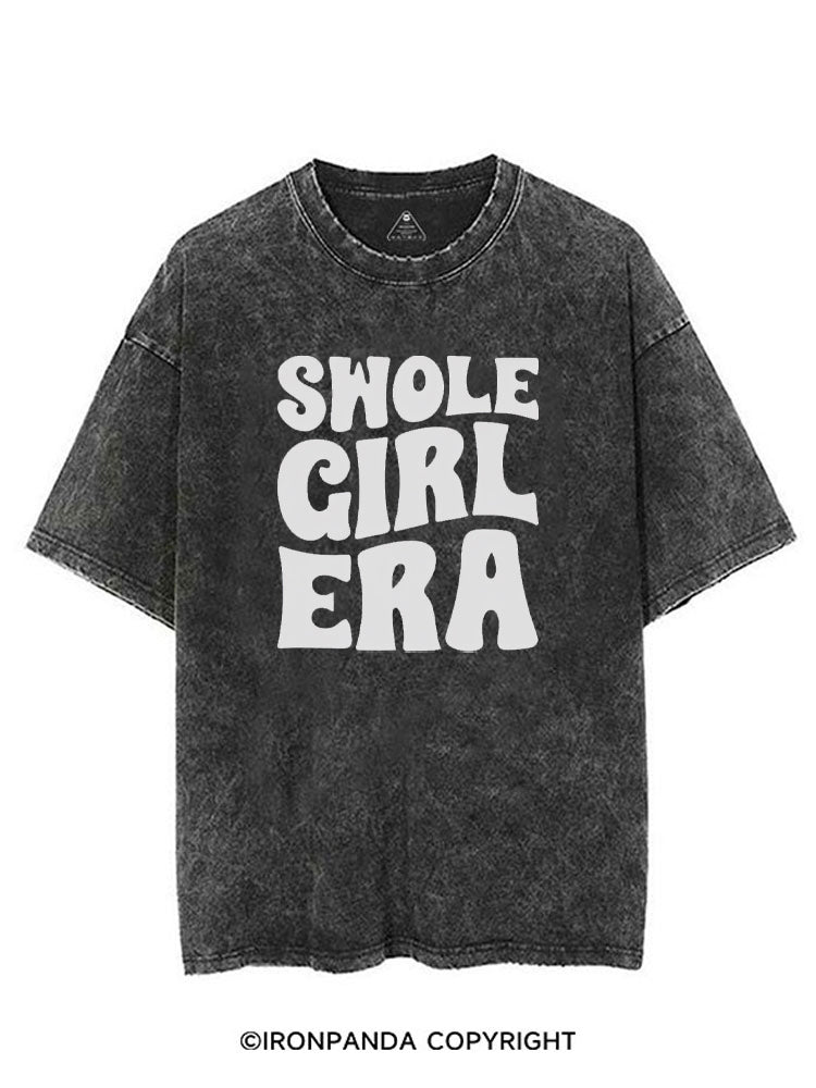 SWOLE GIRL ERA VINTAGE GYM SHIRT