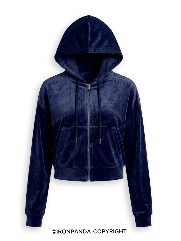 Women's Velvet Tracksuit 2 Piece Set