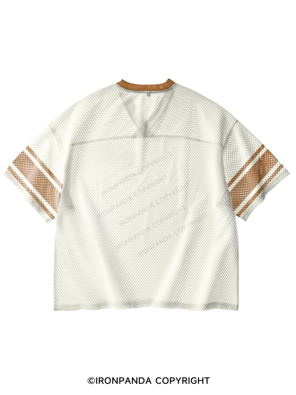 KINDA FIT SORTA FAT V-Neck Open Hole Mesh Top