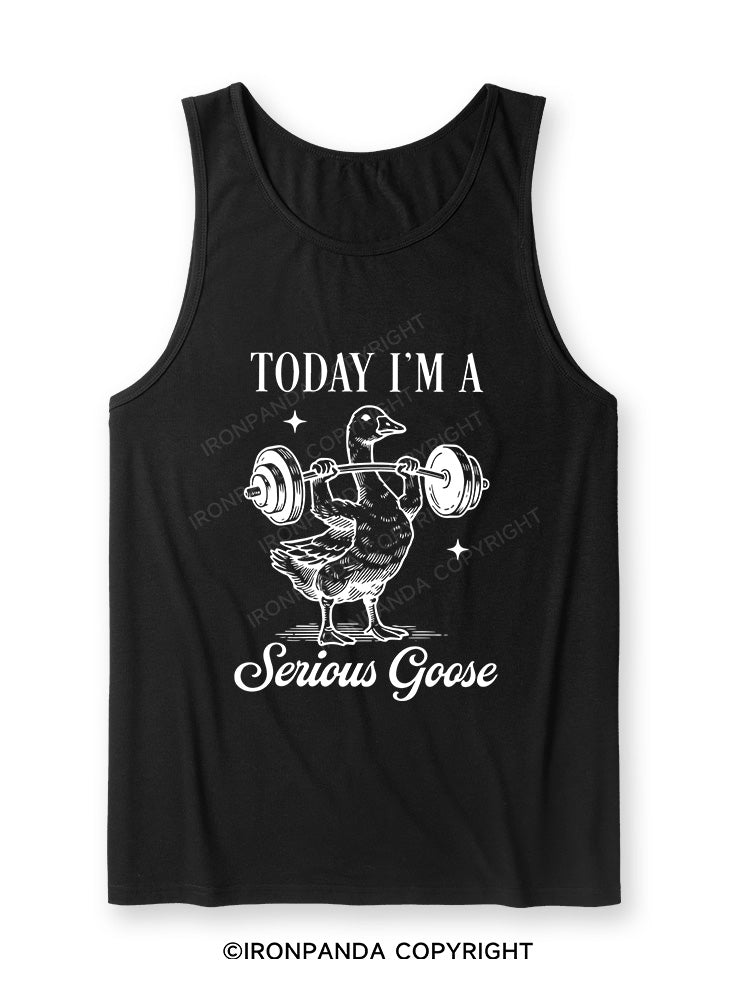 TODAY I'M A Serious Goose Ultra Soft Heather Tank