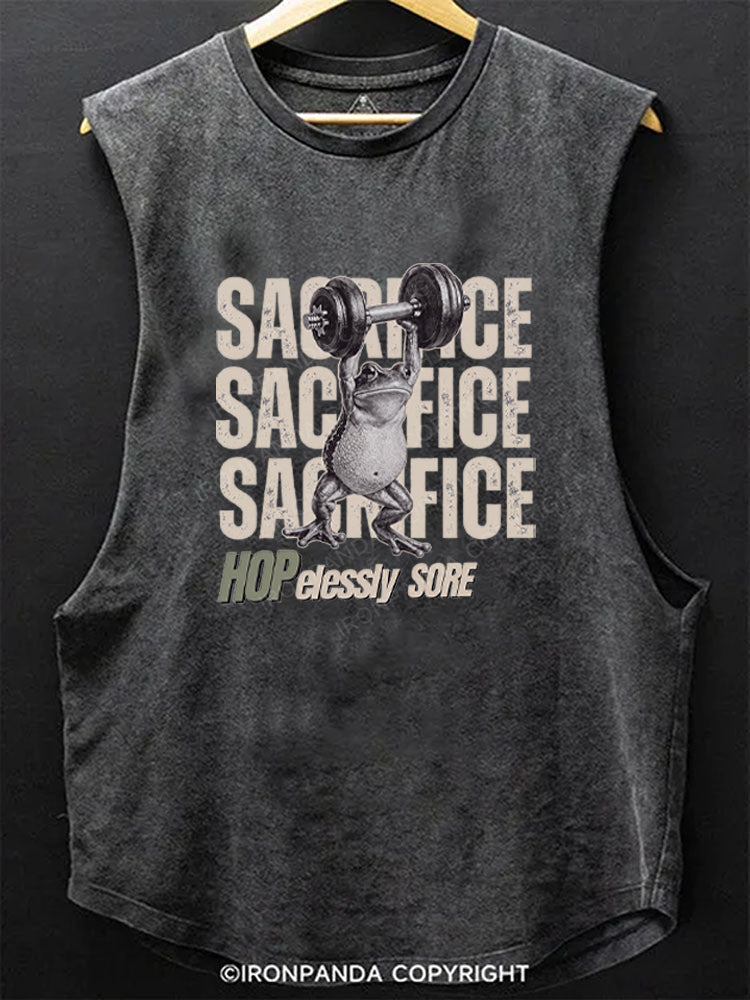HOPelessly SORE Scoop Bottom Cotton Tank