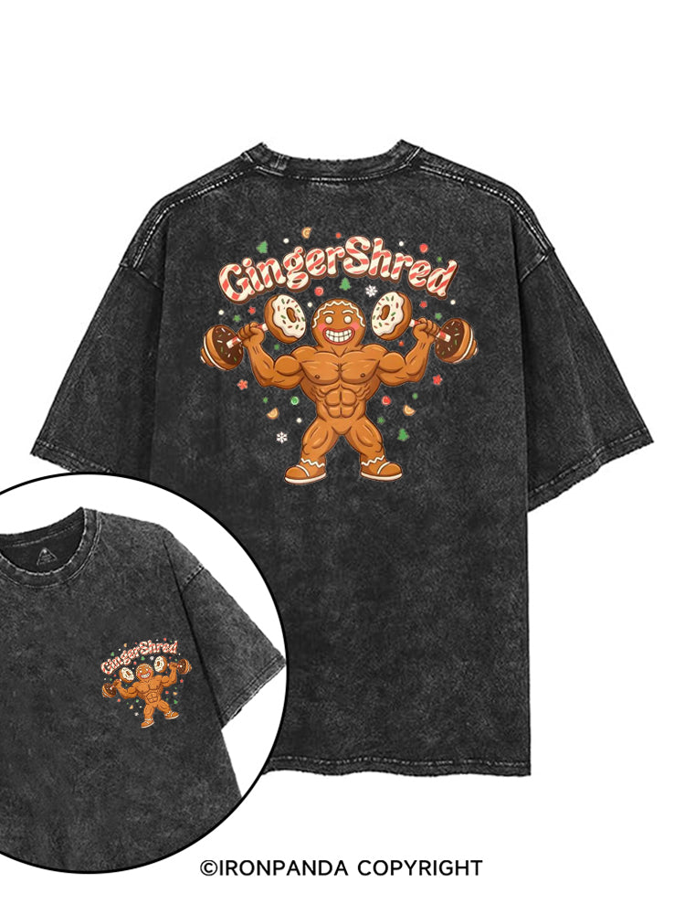 GingerShred printed Gym Shirt