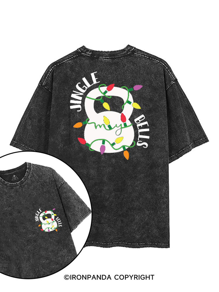 JINGLE MY BELLS printed Gym Shirt