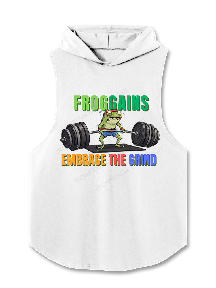 Frog gains Embrace The Grind Hooded Tank