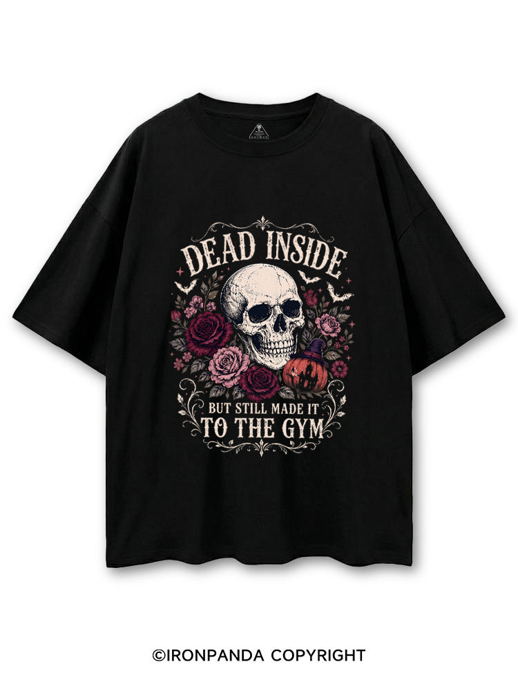 Dead Inside But Still Made It to the Gym Halloween Skeleton COTTON PUMP COVER