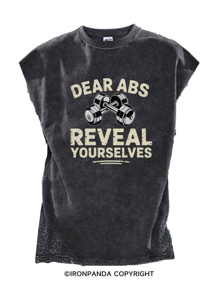 Dear Abs Reveal Yourself Cut Off Tank
