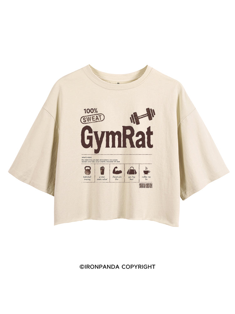 Gym Rat Nutrition Facts CROP TOPS