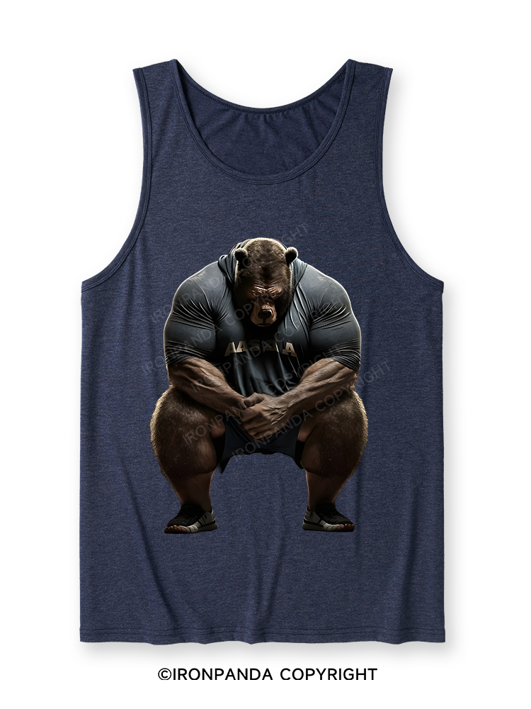 I'm Not Here To Talk Ultra Soft Heather Tank