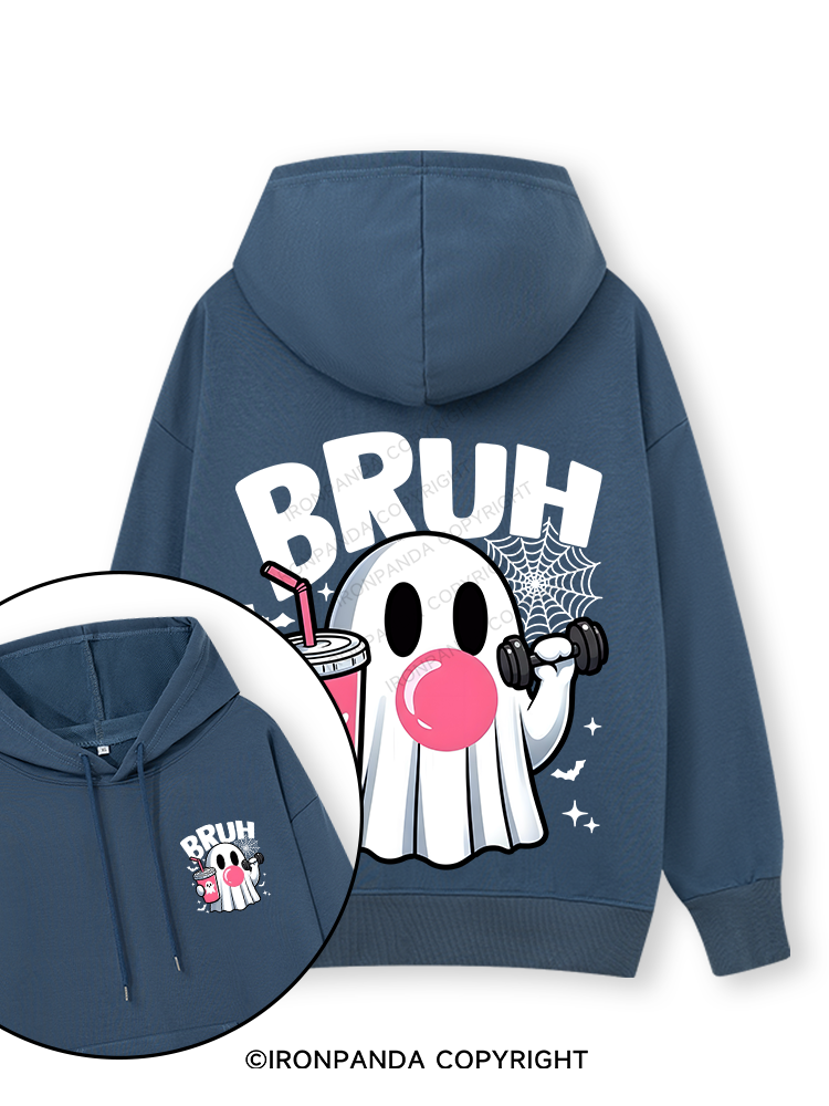 BRUH Double-Sided Printed Classic Gym Hoodie