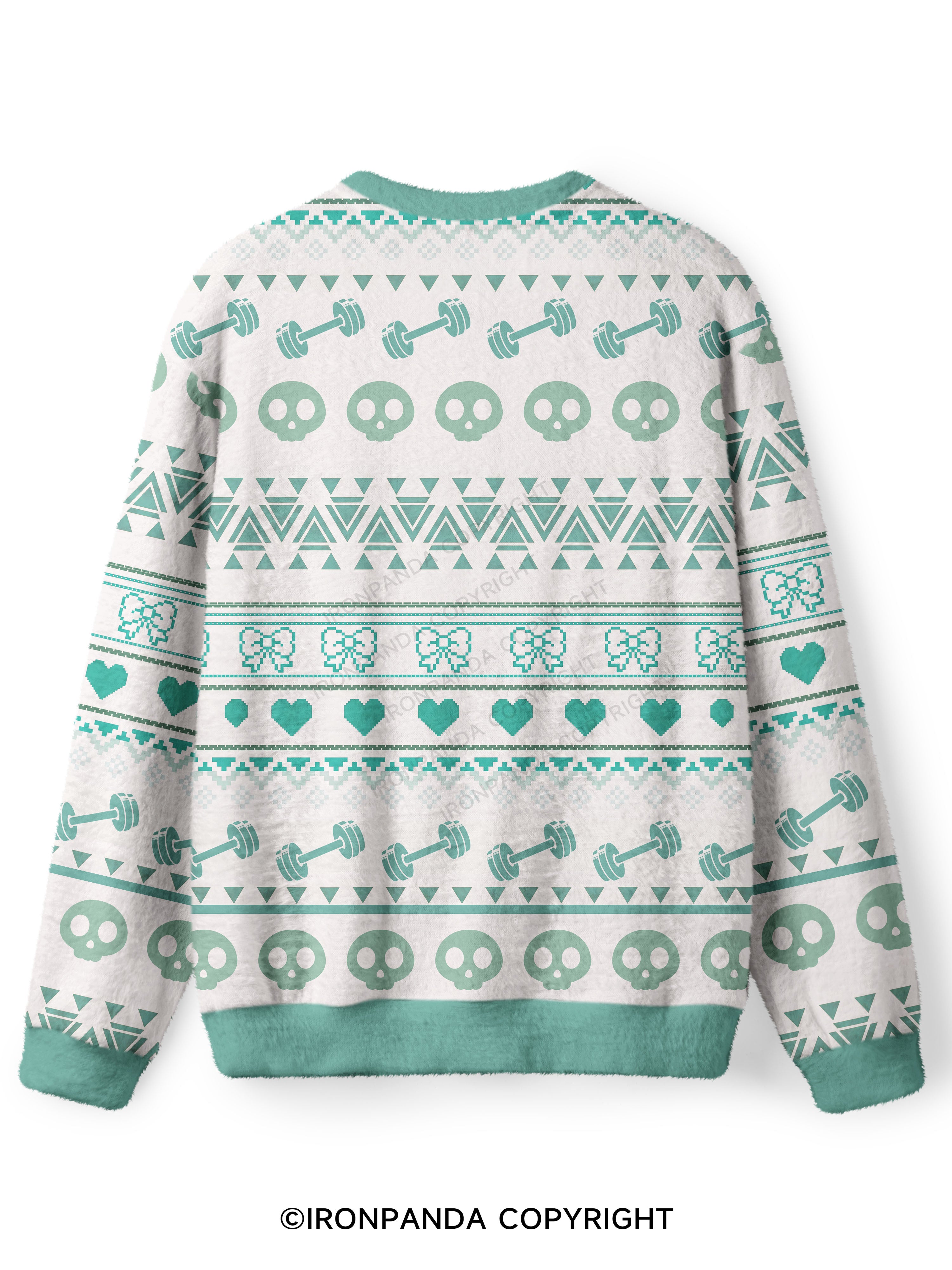 KINDA FIT SORTA FAT Ugly Fuzzy Fleece Sweater