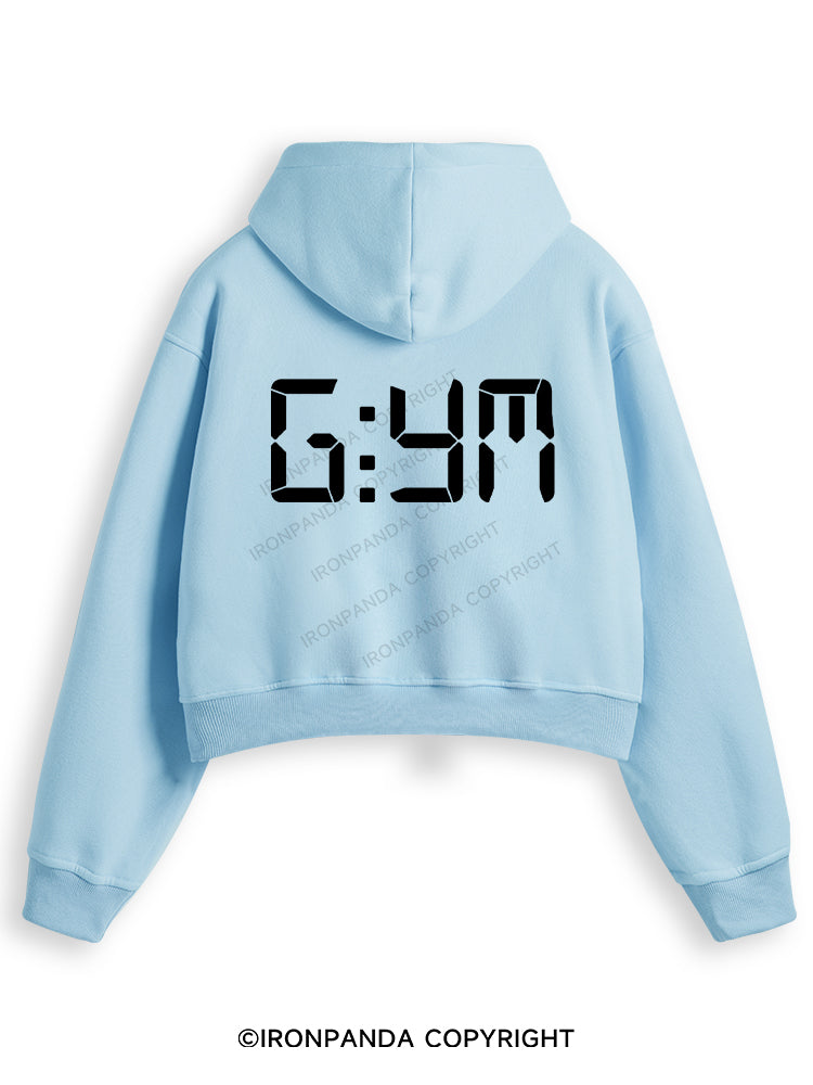 G:YM Fleece Crop Zip Up Hoodie
