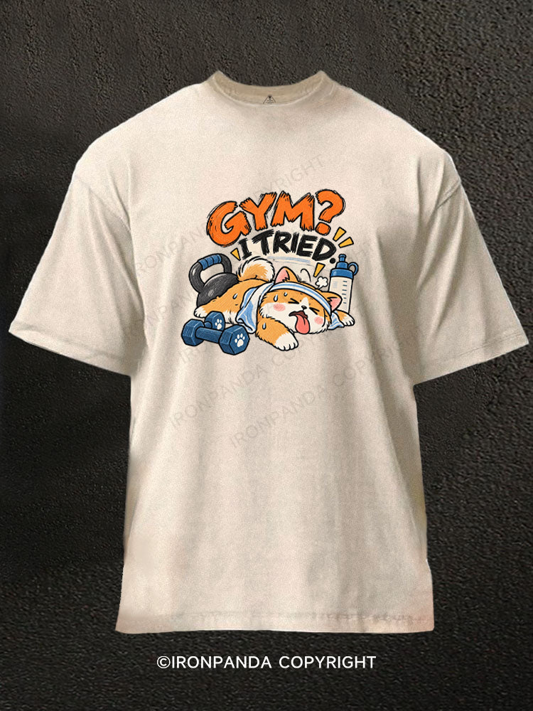 Gym? I Tried Washed Gym Shirt