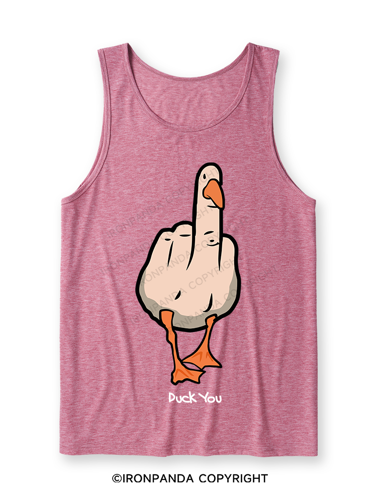 duck you Ultra Soft Heather Tank